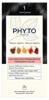 Phyto Spalva Nuolatiniai Dažai - Spalva: 1 Juoda spalva