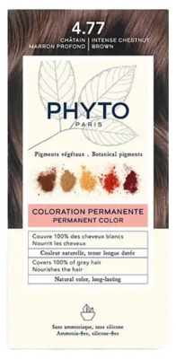 Phyto Permanente Haarkleuring - Kleuren: 4.77 Diep kastanjebruin