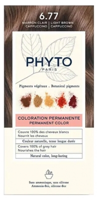 Phyto Couleur Coloração Permanente - Cor: 6.77 Castanho claro Cappuccino