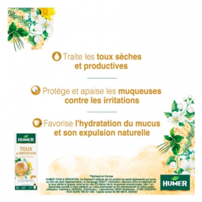 Humer Toux & Irritation 100 ml