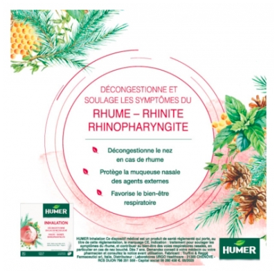 Humer Inhalation 8 Comprimés Effervescents