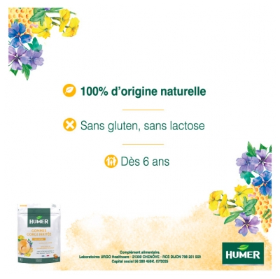 Humer Gommes Gorge Irritée Miel Citron 30 Gommes