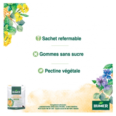 Humer Gommes Gorge Irritée Menthe Eucalyptus 30 Gommes