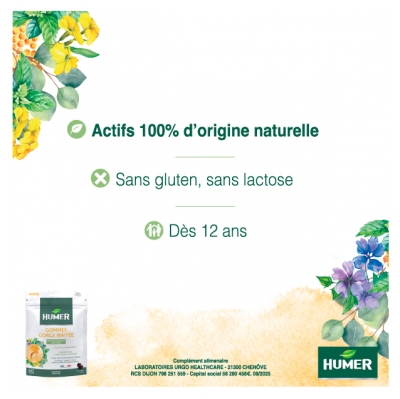 Humer Gommes Gorge Irritée Menthe Eucalyptus 30 Gommes