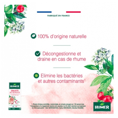 Humer Nez Très Bouché Sinusite 15 ml