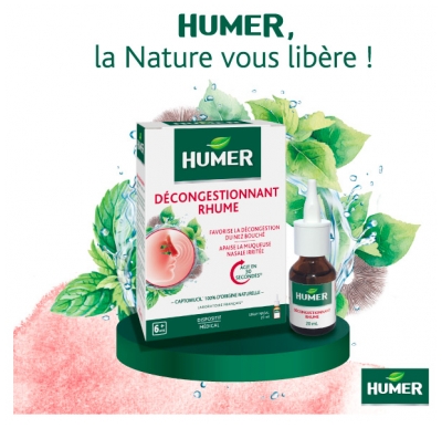 Humer Décongestionnant Rhume Spray Nasal 20 ml