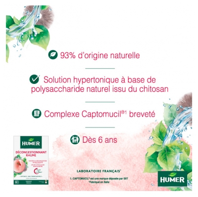 Humer Décongestionnant Rhume Spray Nasal 20 ml
