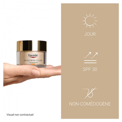 Eucerin Hyaluron-Filler + Elasticity Soin de Jour SPF30 50 ml + Crème Mains Anti-Taches & Anti-Âge SPF30 75 ml