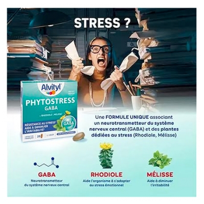 Alvityl Phytostress GABA 28 Comprimés