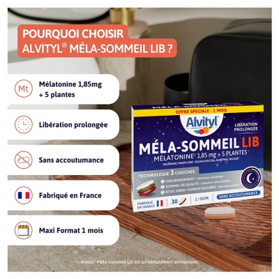 Alvityl Méla-Sommeil Lib 30 Comprimés