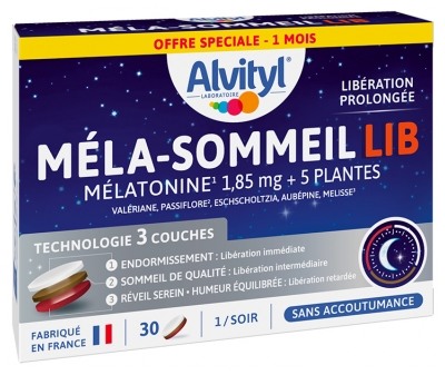 Alvityl Méla-Sommeil Lib 30 Comprimés