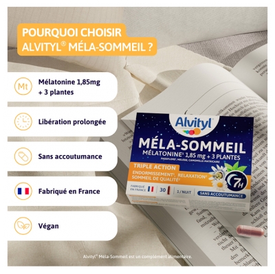 Alvityl Méla-Sommeil Nuit 30 Gélules