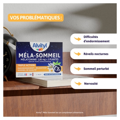 Alvityl Méla-Sommeil Nuit 30 Gélules