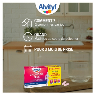 Alvityl Chondro Flex Lot de 3 x 60 Comprimés
