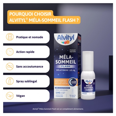Alvityl Méla-Sommeil Flash Spray Sublingual 20 ml