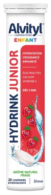 Alvityl Enfant Hydrink Junior 20 Comprimés Effervescents
