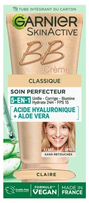 Garnier SkinActive BB Crème Soin Perfecteur 5en1 SPF15 50 ml - Teinte : Claire