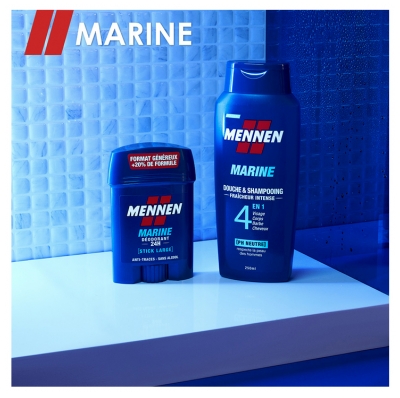 Mennen Déodorant Marine 24H Stick Large 60 ml
