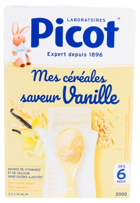 Picot Moje žitarice z okusom vanilije od 6. meseca 200 g