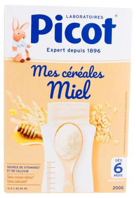 Picot Mes Céréales Miel Dès 6 Mois 200 g