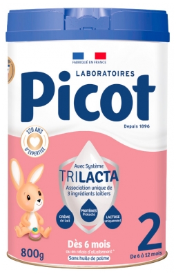 Picot Trilacta 2 Lait de Suite 6 à 12 Mois 800 g