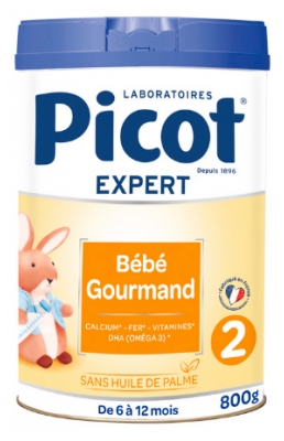 Picot Expert Bébé Gourmand 2 Lait de Suite 6 à 12 Mois 800 g
