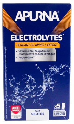 Apurna Electrolytes Durante ou Após o Esforço 5 Saquetas