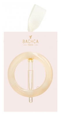 Bachca Spange Rund Elfenbein