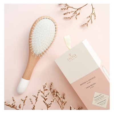 Bachca Brosse Pneumatique en Bois Grand Modèle