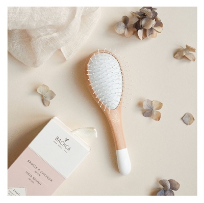 Bachca Brosse Pneumatique en Bois Petit Modèle