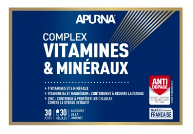Apurna Complex Vitamine & Minéraux 30 capsule