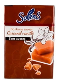 Solens Bonbons Sans Sucres Caramel Vanillé 66 g