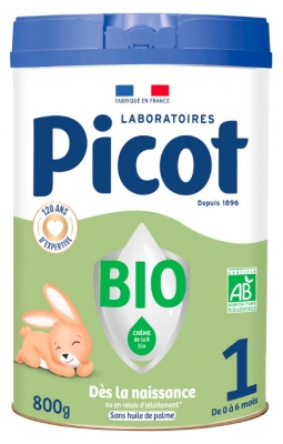 Picot Mælk 1 fra 0 til 6 måneder Bio 800 g