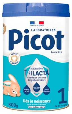 Picot Trilacta 1 Lait de 0 à 6 Mois 800 g