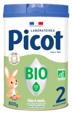 Picot Organic Follow-on Milk 2 6 to 12 Months 800 g