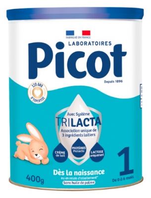Picot Trilacta 1 Lait pour Nourrissons de 0 à 6 Mois 400 g