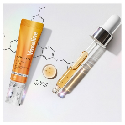 Vaseline Gluta-Hya Lip Sérum Gloss Teinté Lèvres 10 ml - Teinte : Juicy Peach