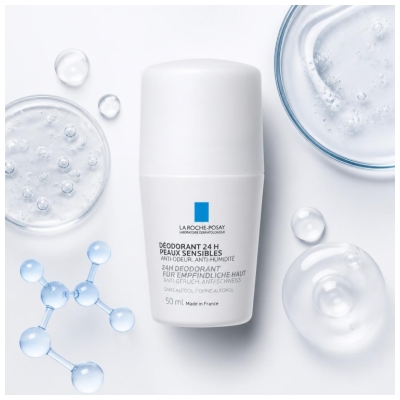 La Roche-Posay Physiological Deodorant 24H Roll-On 50 ml