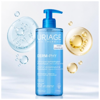 Uriage Derm-Phy Dermatologisches Rückfettendes Gel 500 ml
