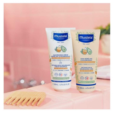 Mustela Shampoing Crème Démêlant & Nourrissant 200 ml