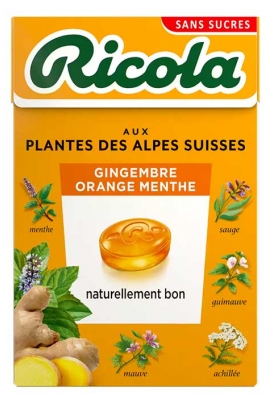 Ricola bonbóny zázvor pomeranč máta 50 g