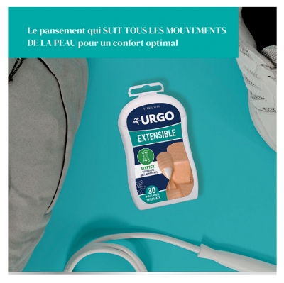 Urgo Extensible 30 Pansements 2 Formats