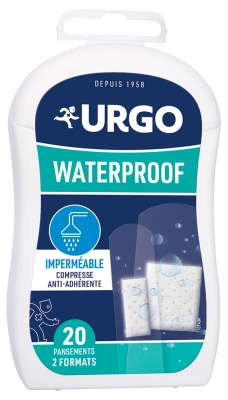Urgo Waterproof 2 Formats 20 Pansements