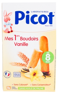 Picot Os Meus Primeiros Biscoitos Baunilha A partir dos 8 meses 24 Biscoitos
