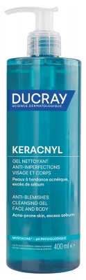 Ducray Keracnyl putojantis gelis 400 ml