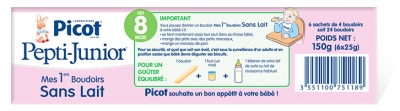 Picot Pepti-Juniors Mes 1ers Boudoirs Sans Lait Dès 8 Mois 150 g