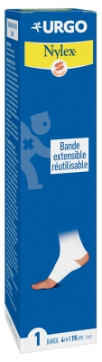 Urgo Nylex Bande Extensible Réutilisable 4 m x 15 cm