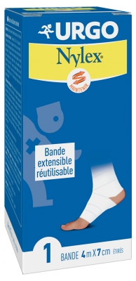 Urgo Nylex Bande Extensible Réutilisable 4 m x 7 cm