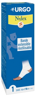 Urgo Nylex Bande Extensible Réutilisable 4 m x 10 cm
