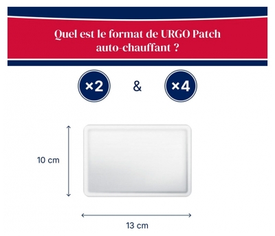 Urgo Patch Auto-Chauffant 8H 2 Patchs Adhésifs